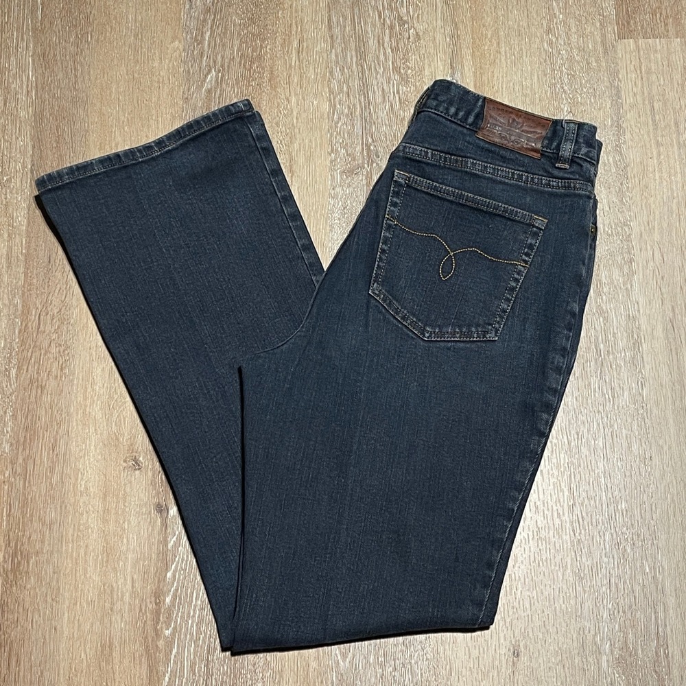 Lauren Jeans Co. Ralph Lauren Dark Wash Denim‎ Bootcut Jeans Women's Size 10 EUC